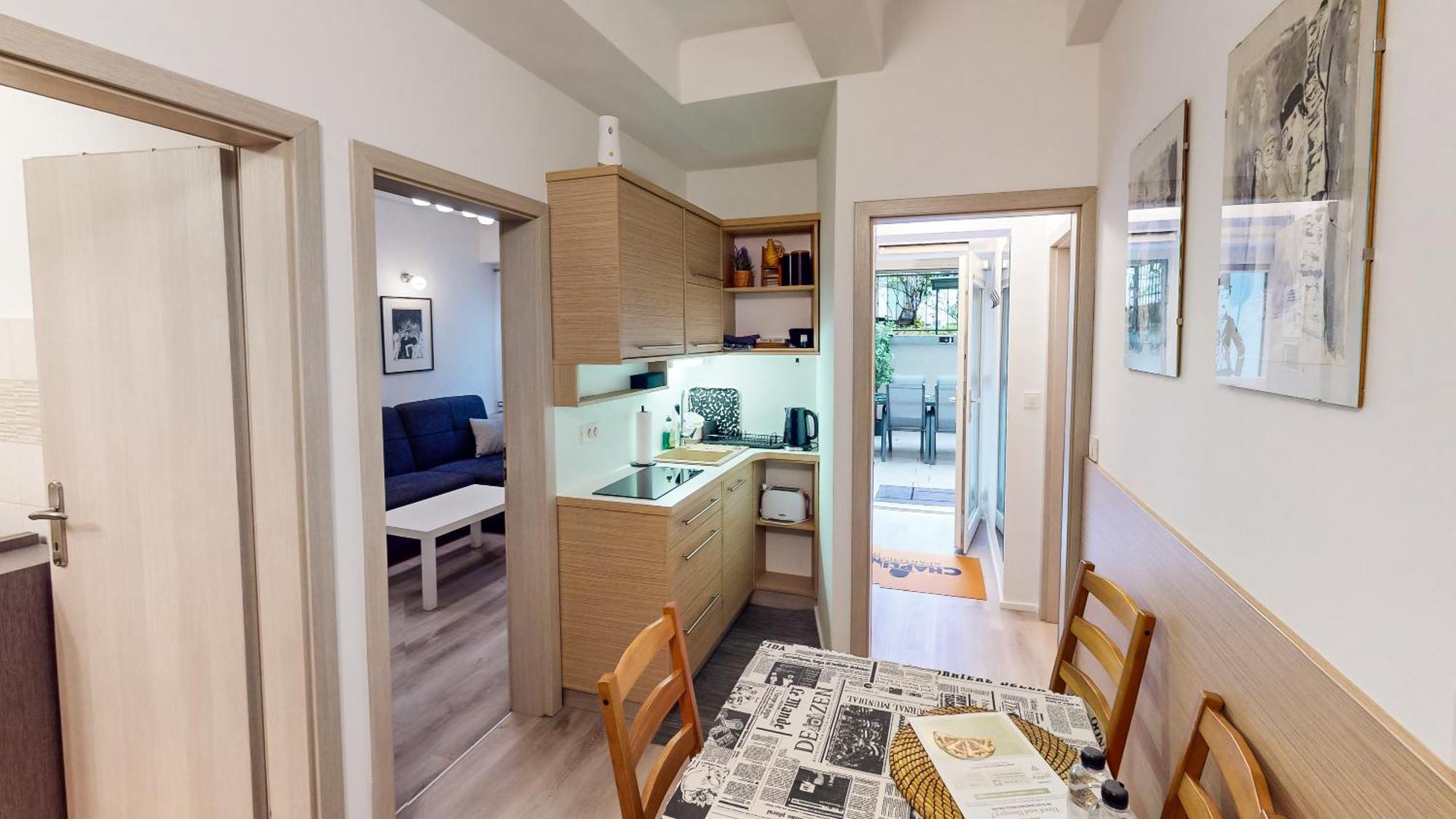 Chaplin Apartment - Free Garage Parking Любляна Екстер'єр фото